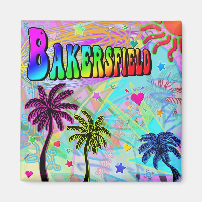 Íman Bakersfield Vivid Romance Magnet (Frente)