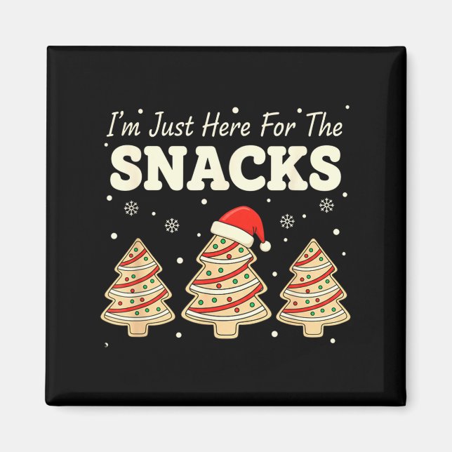 Íman Baking I'm Just Here For The Snacks Christmas Cook (Frente)