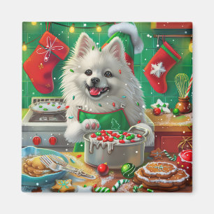 Íman Baking no Natal Festivo do Esquimó Americano