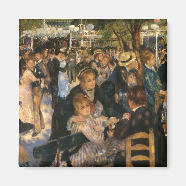 Íman Bal du de la Galette, de Renoir (1876) (Frente)