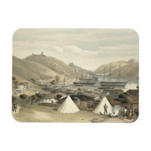 Íman Balaklava, olhando para o mar, placa 'do Th