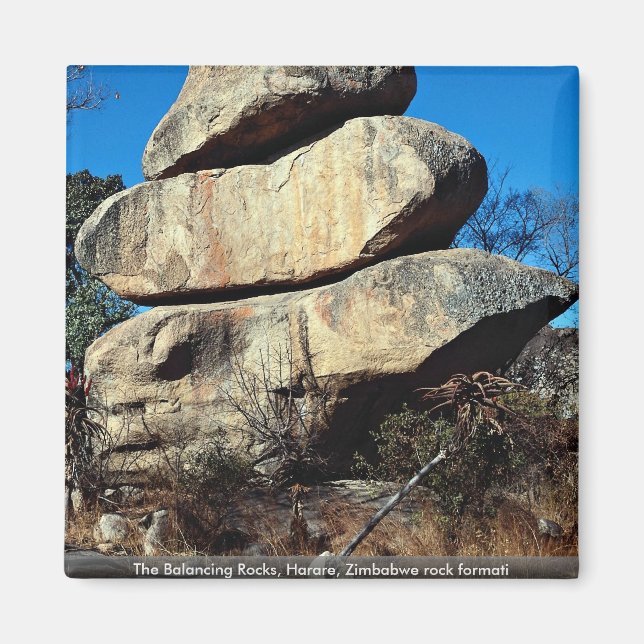 Íman Balancing Rocks, Harare, Zimbábue (Frente)