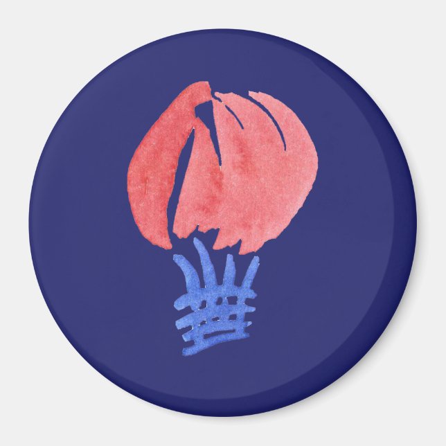 Íman Balão de Ar Grande Magneta Redonda (Frente)