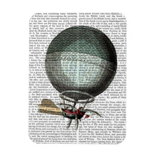 Íman Balão de Ar Quente do Blanchard Vintage