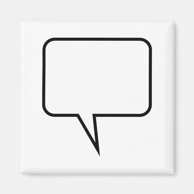 Íman Balão de fala (Frente)