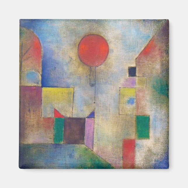 Íman Balão Vermelho, Klee (Frente)