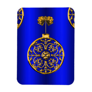 Íman Balas de Natal em Azul