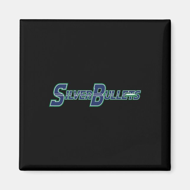 Íman Balas de Prata Softll - Logotipo Azul (Frente)