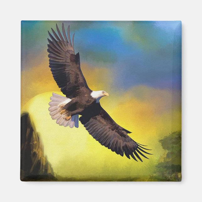 Íman Bald Eagle (Frente)