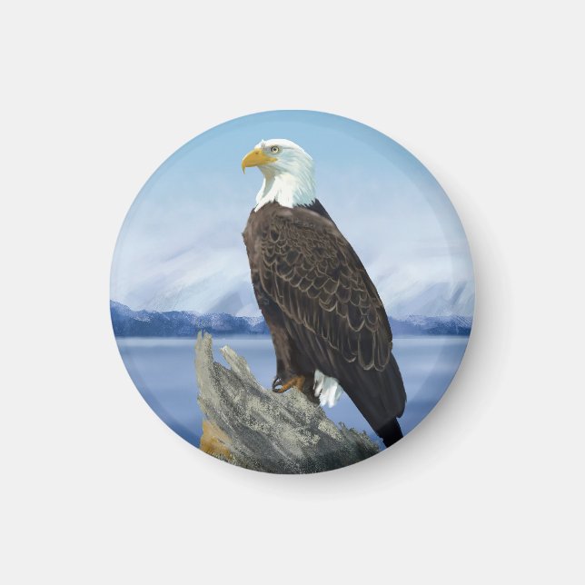 Íman Bald Eagle Magnet (Frente)