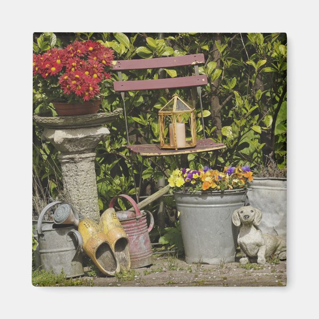 Íman Baldes, sapatos e flores, Zaanse Schans, (Frente)