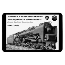 Íman Baldwin Locomotive Works S-2 PRR Steam Turbine