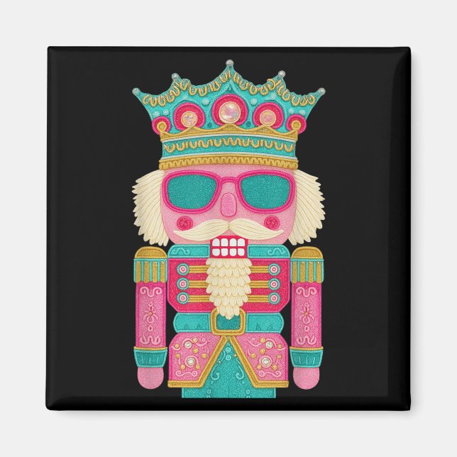 Íman Balé de Natal Rosa Rosa Nutcracker Esquadrão Rosa  (Frente)