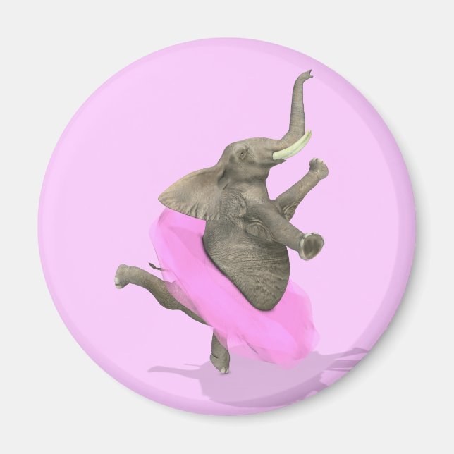 Íman Balé Elephant En Pointe (Frente)