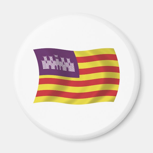 Íman Baleares - Bandeira Magnet (Frente)