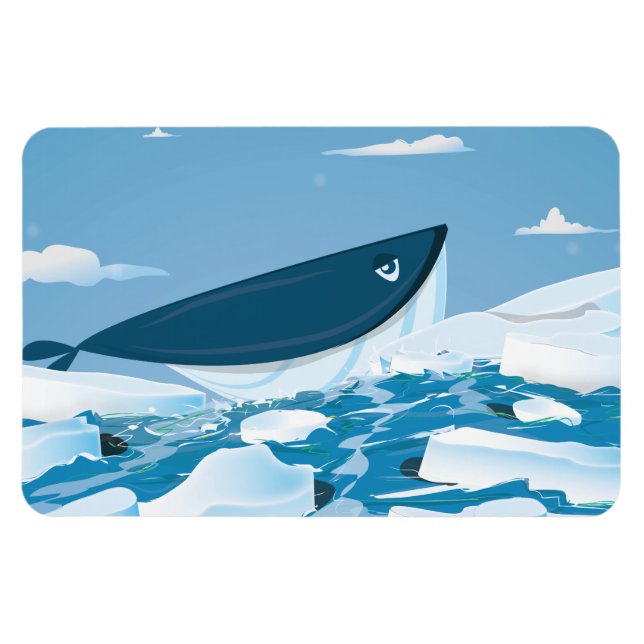 Íman Baleia Ártica (Horizontal)