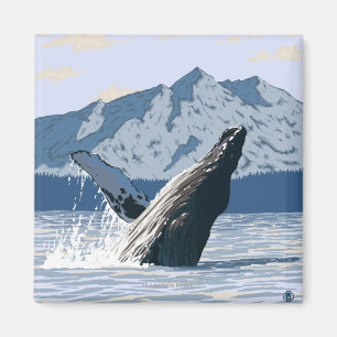 Íman Baleia de Humpback - Valdez, Alaska