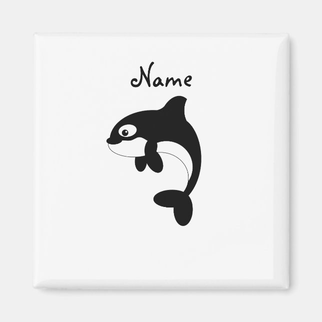 Íman Baleia de orca-branca (Frente)