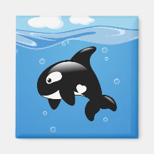 Baleia de orca branca no oceano