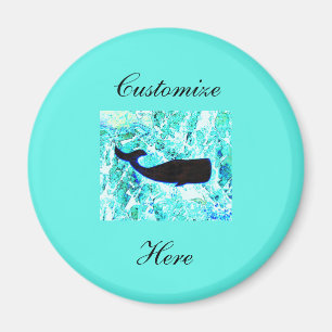 Íman baleias submarinas nadando Thunder_Cove