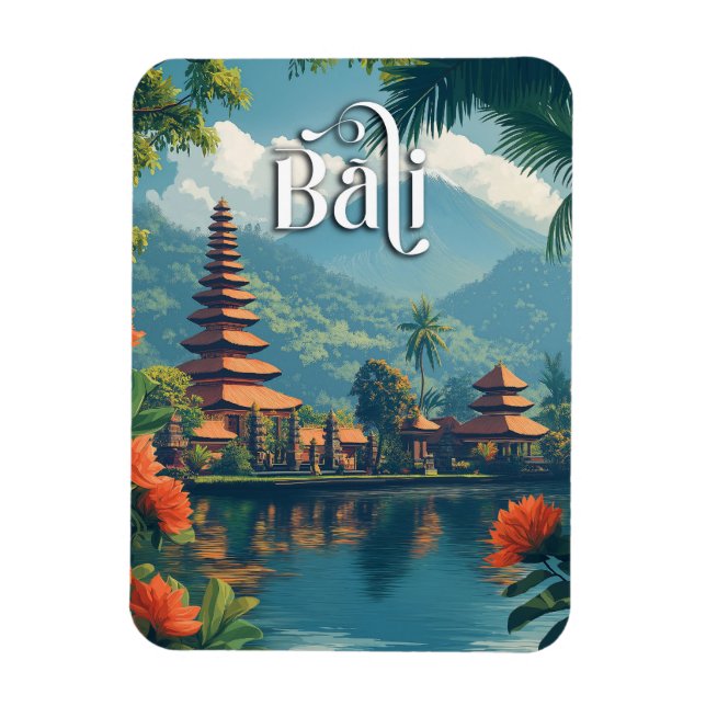 Íman Bali Paraíso: Monte Meru Majestoso (Vertical)