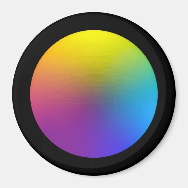 Íman Ball Arco-Íris (Frente)