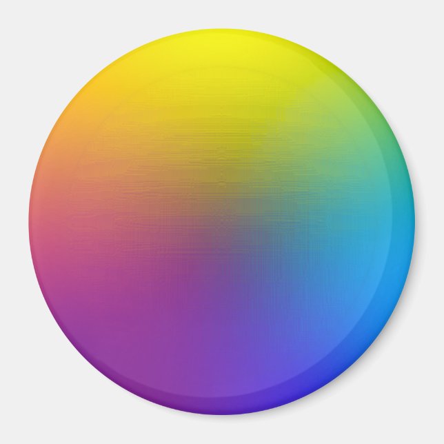 Íman Ball Arco-Íris (Frente)