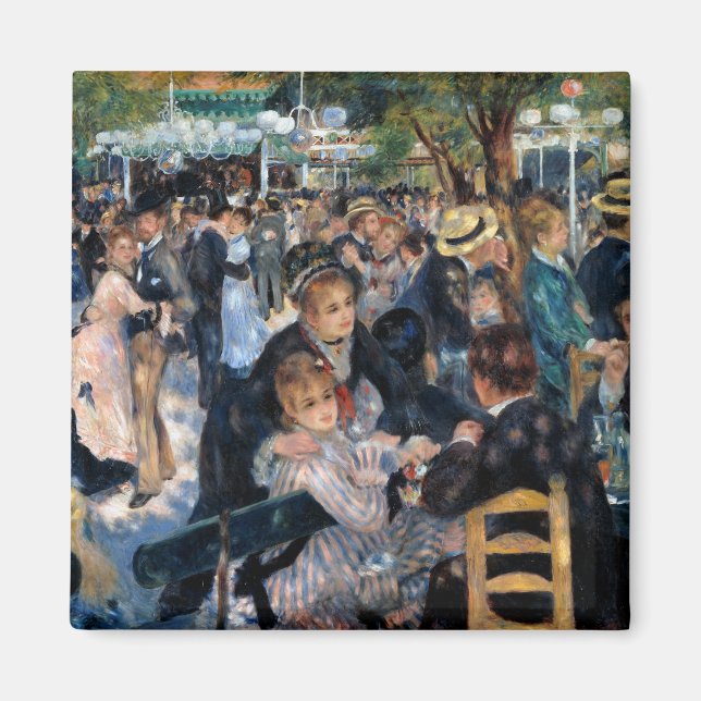 Íman Ball no Moulin de la Galette, Auguste Renoir (Frente)