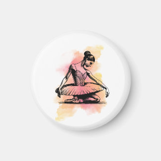 Íman Ballerina Dancing in Color 