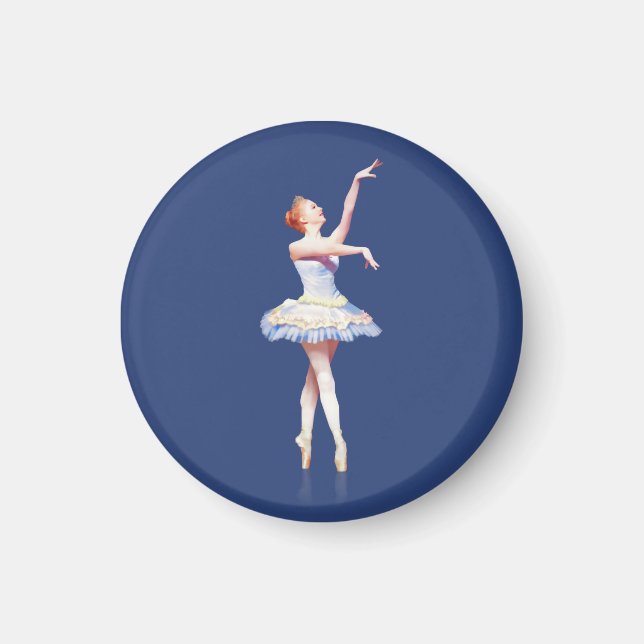 Íman Ballerina no ponteiro personalizável (Frente)