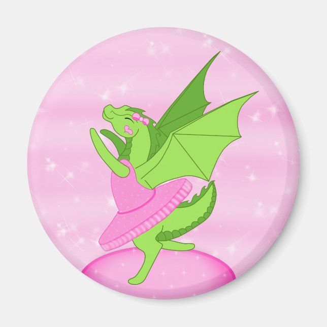 Íman Ballerina rosa (Frente)