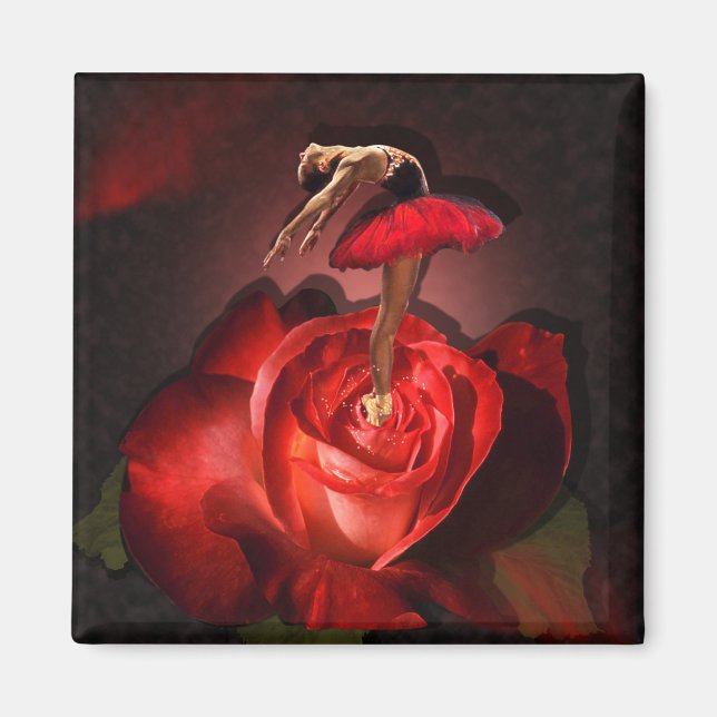 Íman Ballerina Rosa - Magnet (Frente)