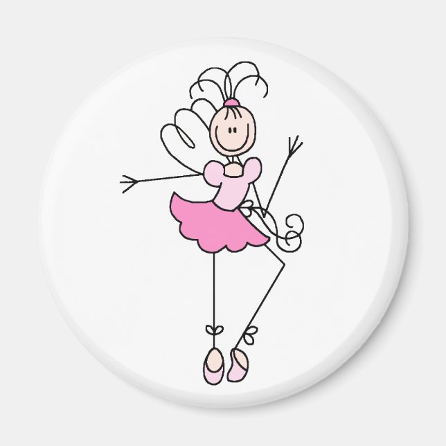 Íman Ballerina Stick Figura 4 (Frente)