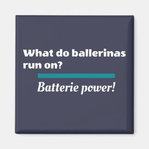 Íman Ballerinas Balé Dance Piada Batterie