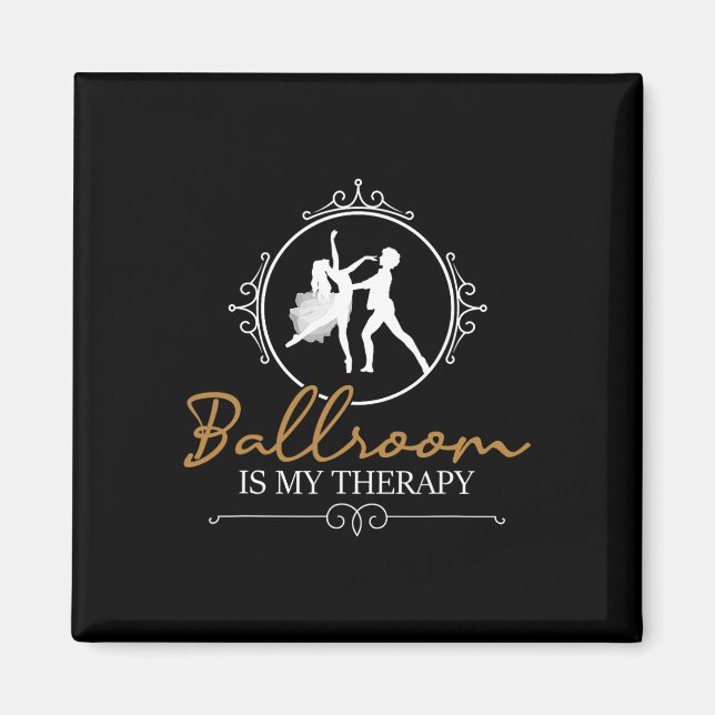 Íman Ballroom É Minha Terapia - Casal De Parceiro Dança (Frente)