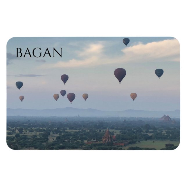 Íman balões bagan myanmar (Horizontal)