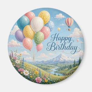 Íman Balões de Aniversário Caprichosos