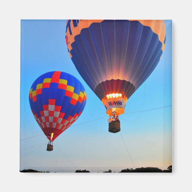 Íman Balões de Ar Quente Andam Nova Praia de Smyrna Ima (Frente)