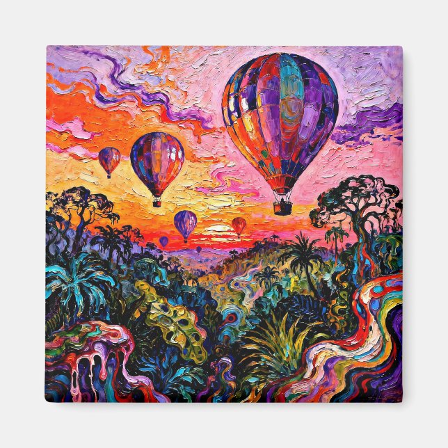 Íman Balonagem no nascer do sol 1 (Frente)