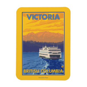 Íman Balsa e montanhas - Victoria, BC Canadá