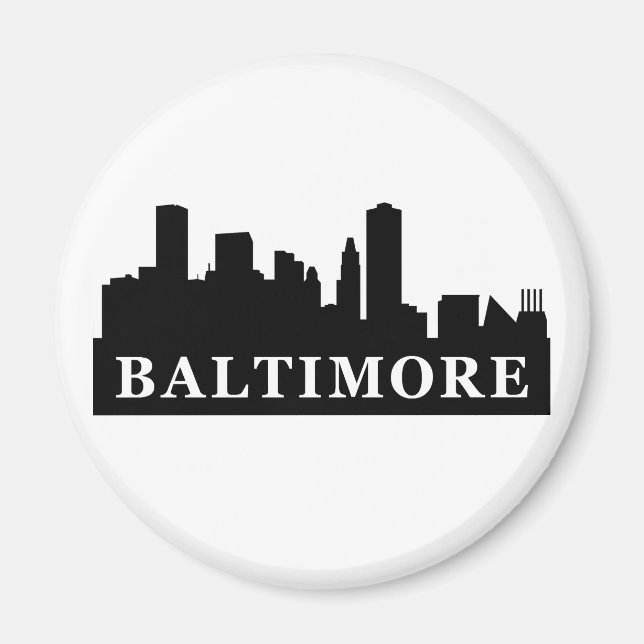 Íman Baltimore Skyline (Frente)