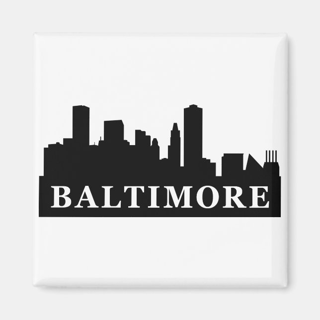 Íman Baltimore Skyline (Frente)