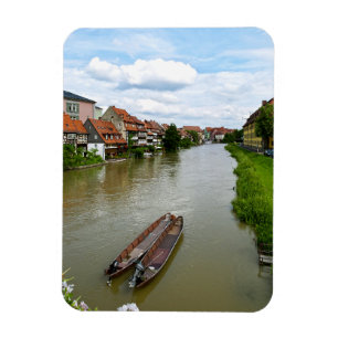 Íman Bamberg Baviera Rio Regnitz Efeito de Pintura Arte