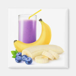 Íman Banana blueberry smoothie