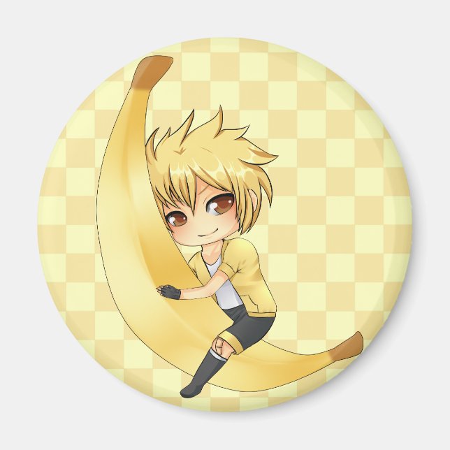 Íman Banana Boy chibi (Frente)