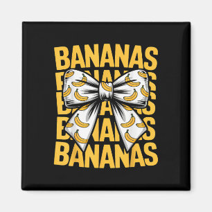 Íman Banana Coquette Cute Bananas Arco Mulheres Meninas
