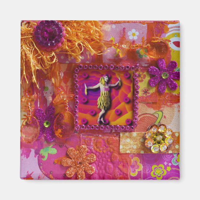 Íman Banana Dress Lady Magnet (Frente)