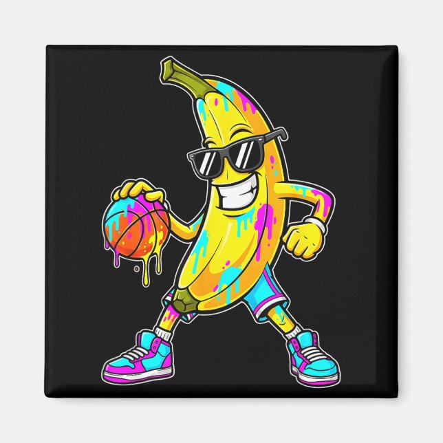 Íman Banana Funny Basketball Drip Kids Youth Boys Girls (Frente)