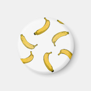 Íman Banana pattern sketch version