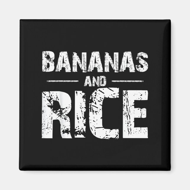 Íman Bananas and rice  (Frente)
